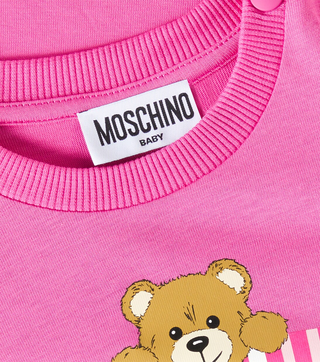 Baby Teddy Bear cotton jersey T-shirt | Moschino Kids