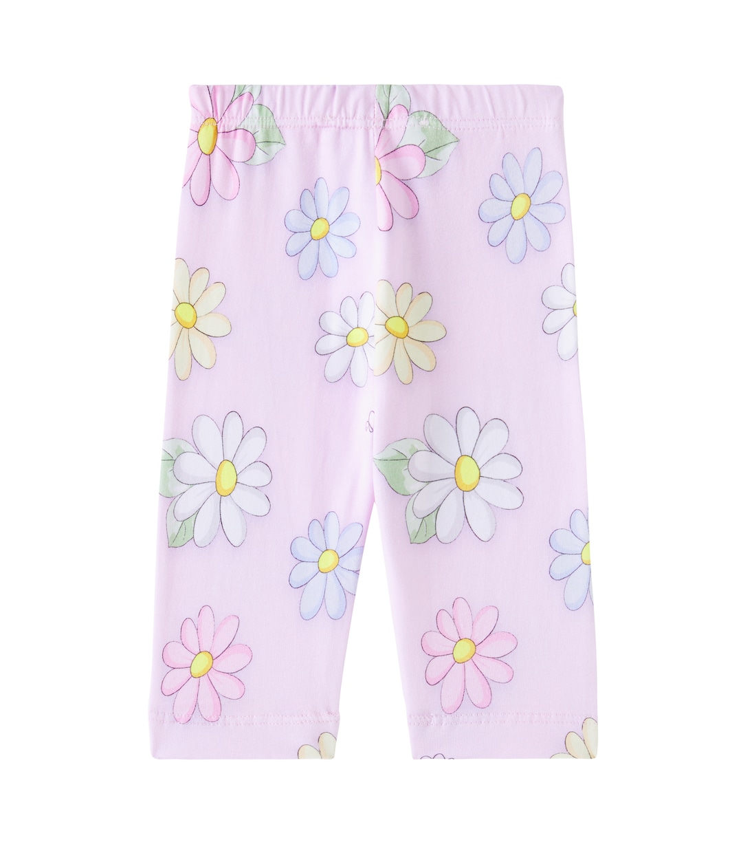 Baby floral cotton-blend leggings | Monnalisa