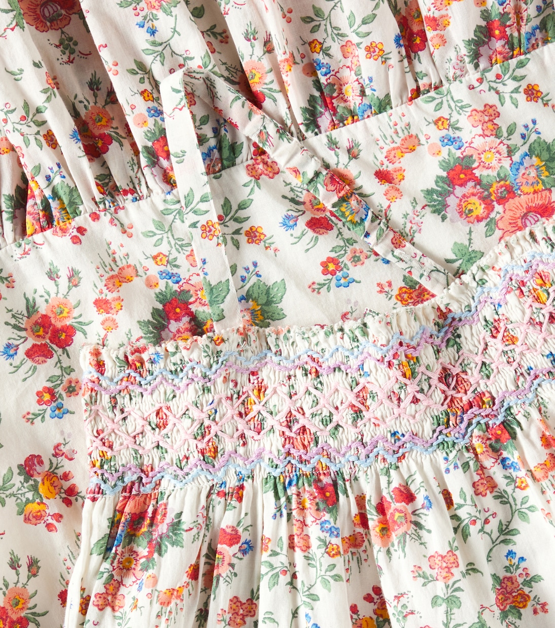 Robe Marceline en coton à fleurs | Louise Misha