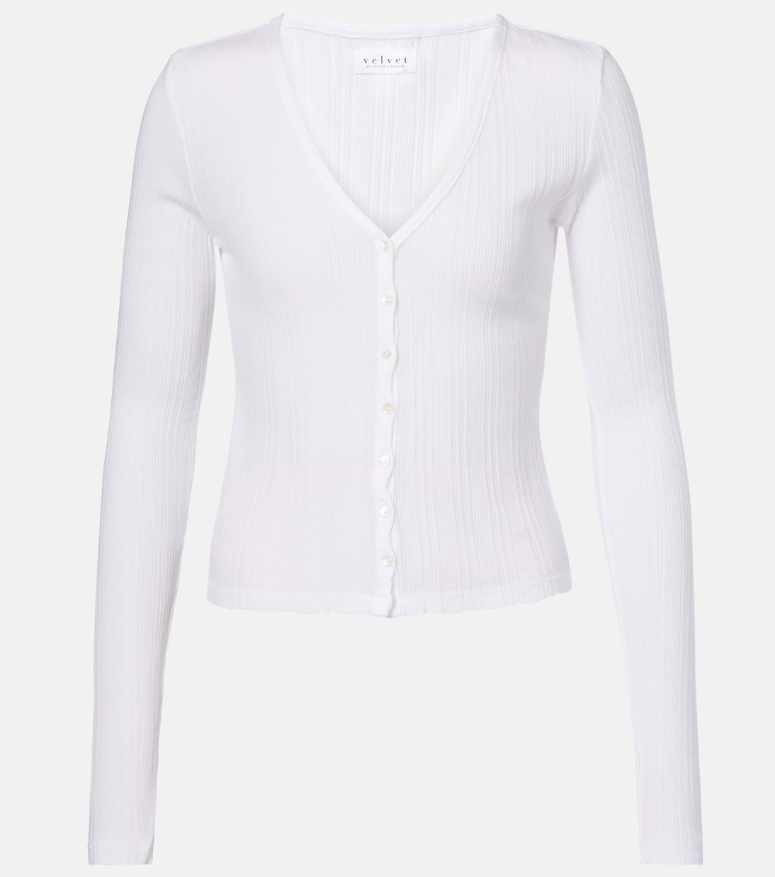 Cardigan Drew aus einem Baumwollgemisch | Velvet