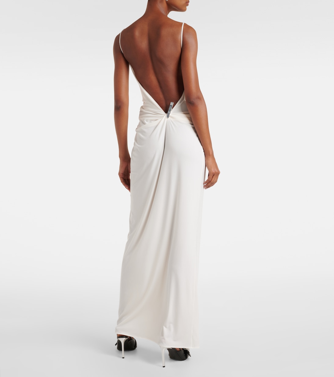 Robe longue à ornements | Coperni