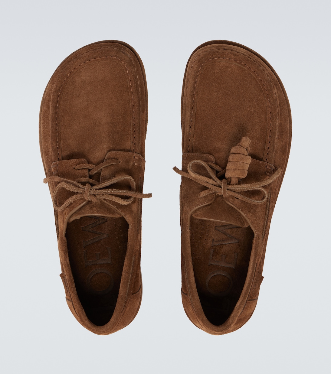 Paula's Ibiza Campo suede boat shoes | Loewe