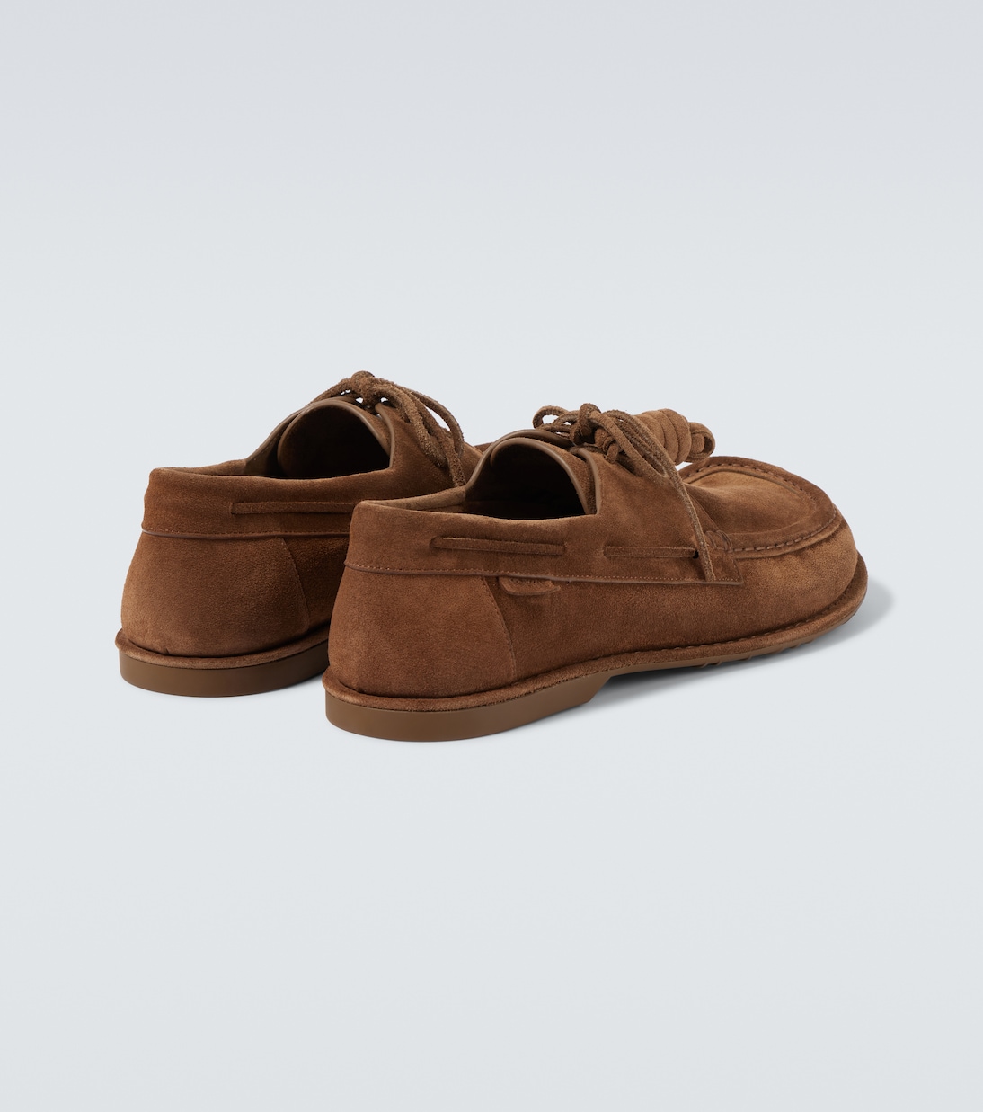 Paula's Ibiza Campo suede boat shoes | Loewe