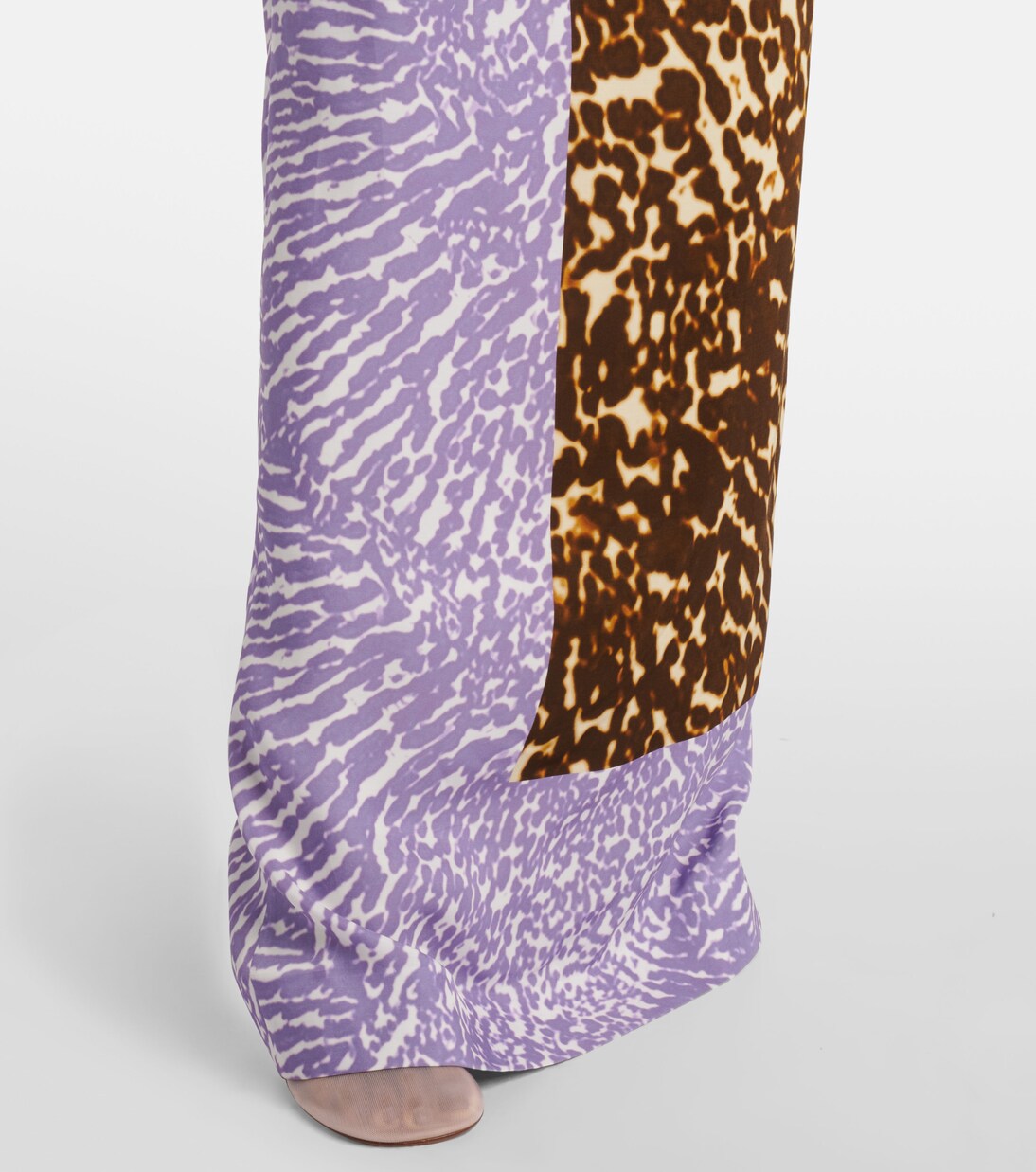 Bedruckter Midirock aus Seide | Dries Van Noten