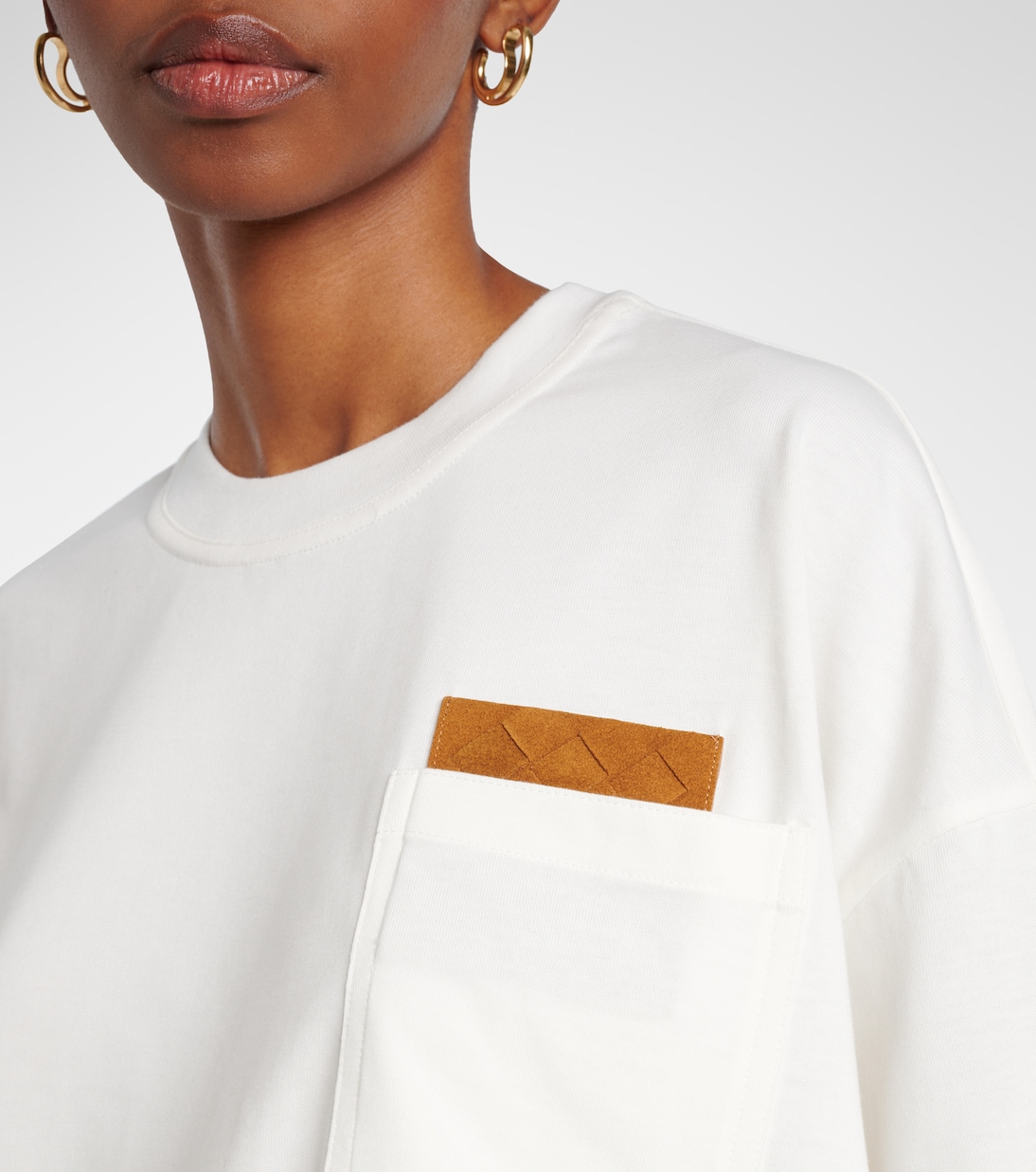 Intrecciato cotton jersey T-shirt | Bottega Veneta