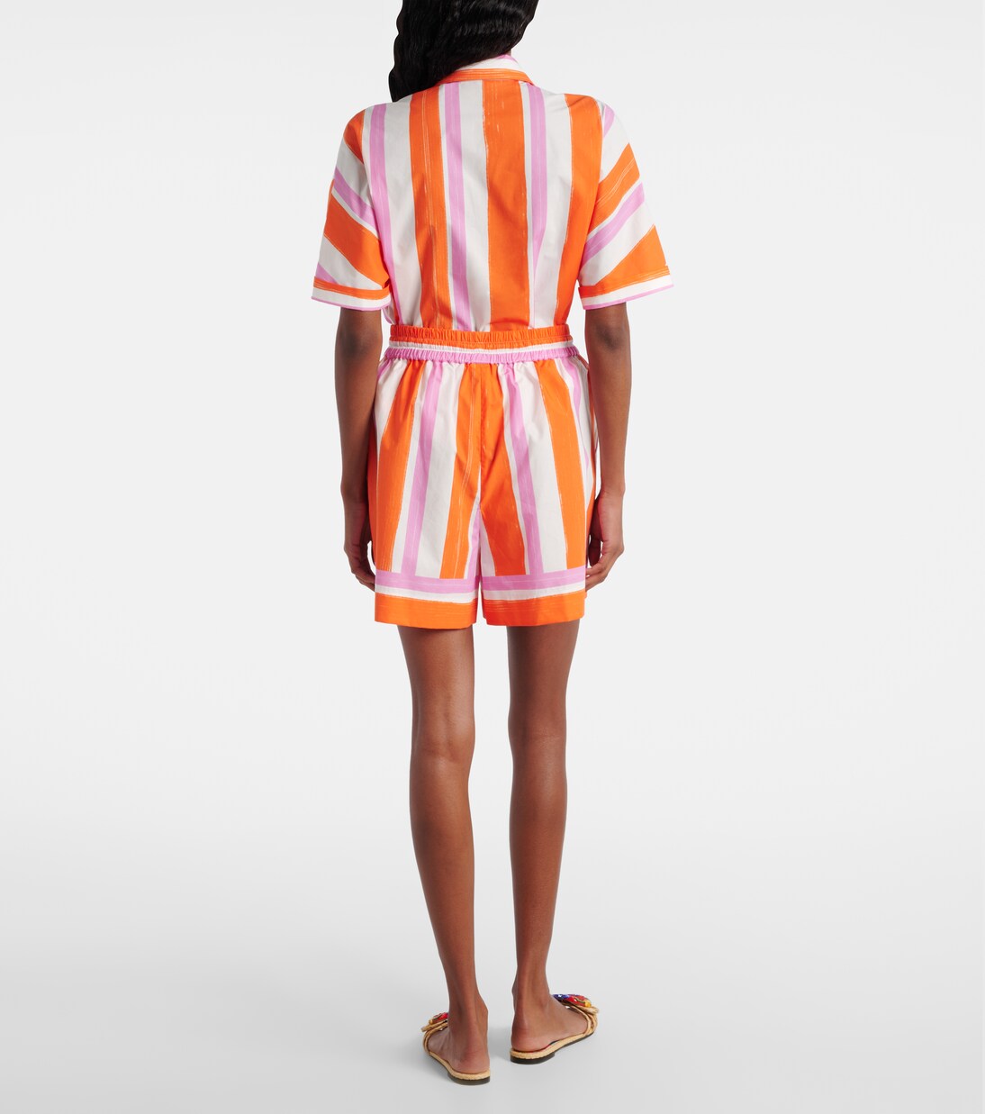 شورت من القطن بخطوط | Dolce&Gabbana