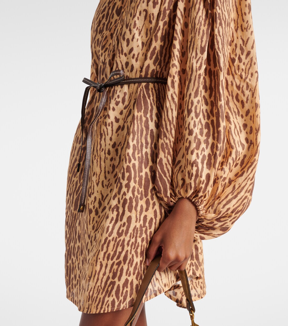 Cascadian leopard-print linen tunic | Zimmermann
