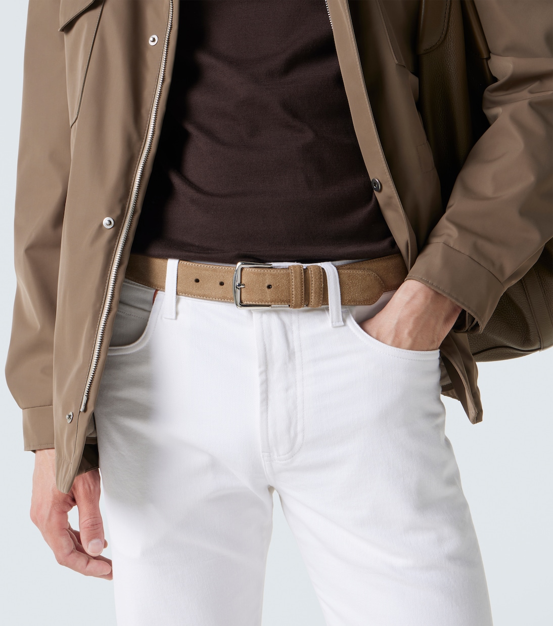 Alsavel suede belt | Loro Piana