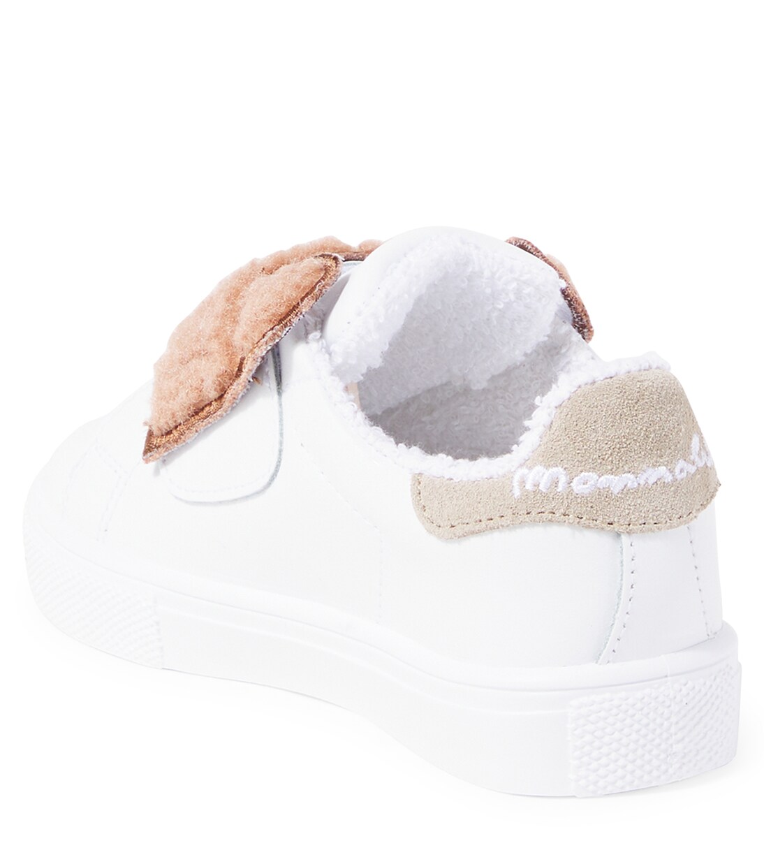 Bear leather sneakers | Monnalisa