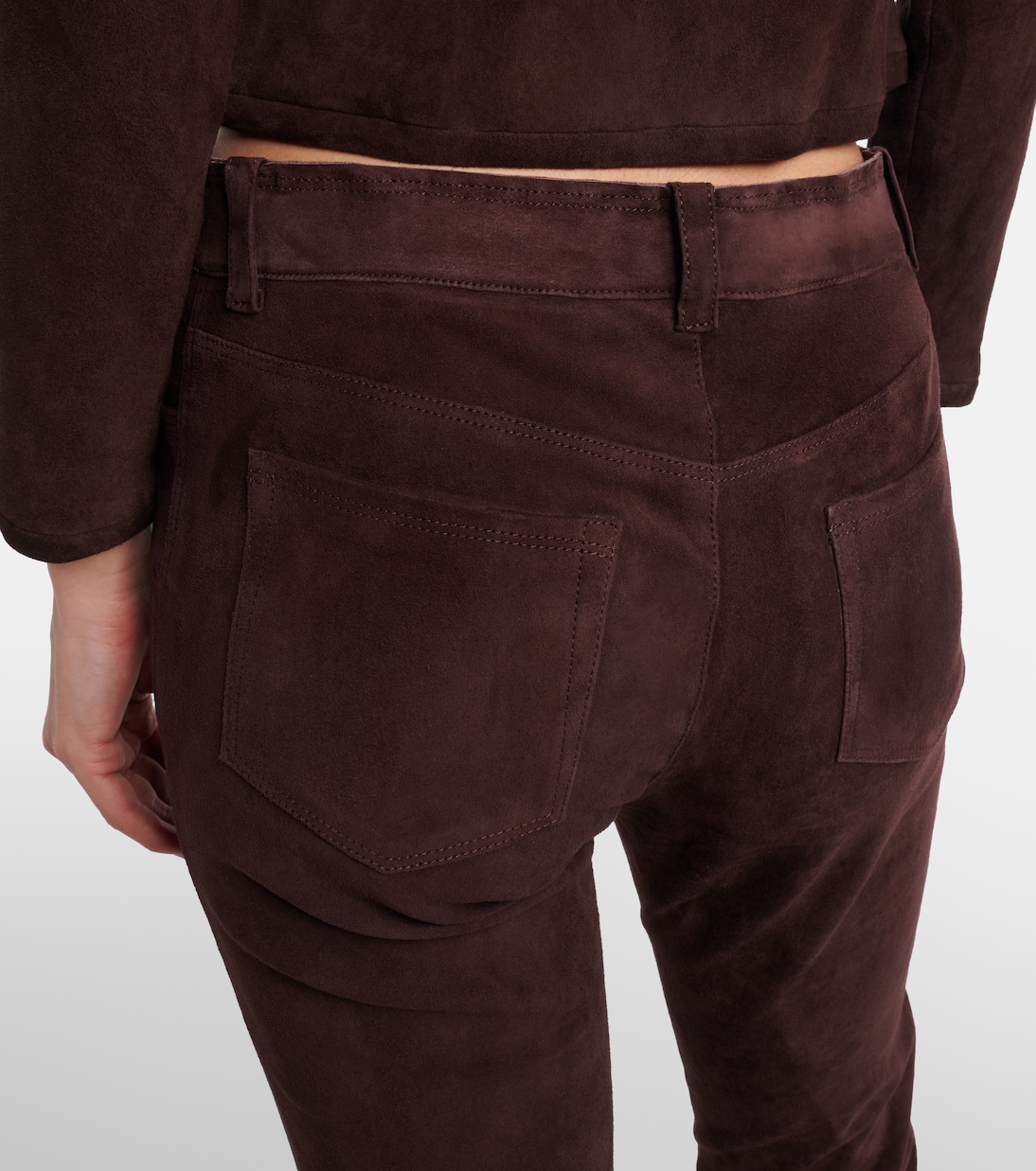 Schlaghose Dean 22 aus Veloursleder | Stouls