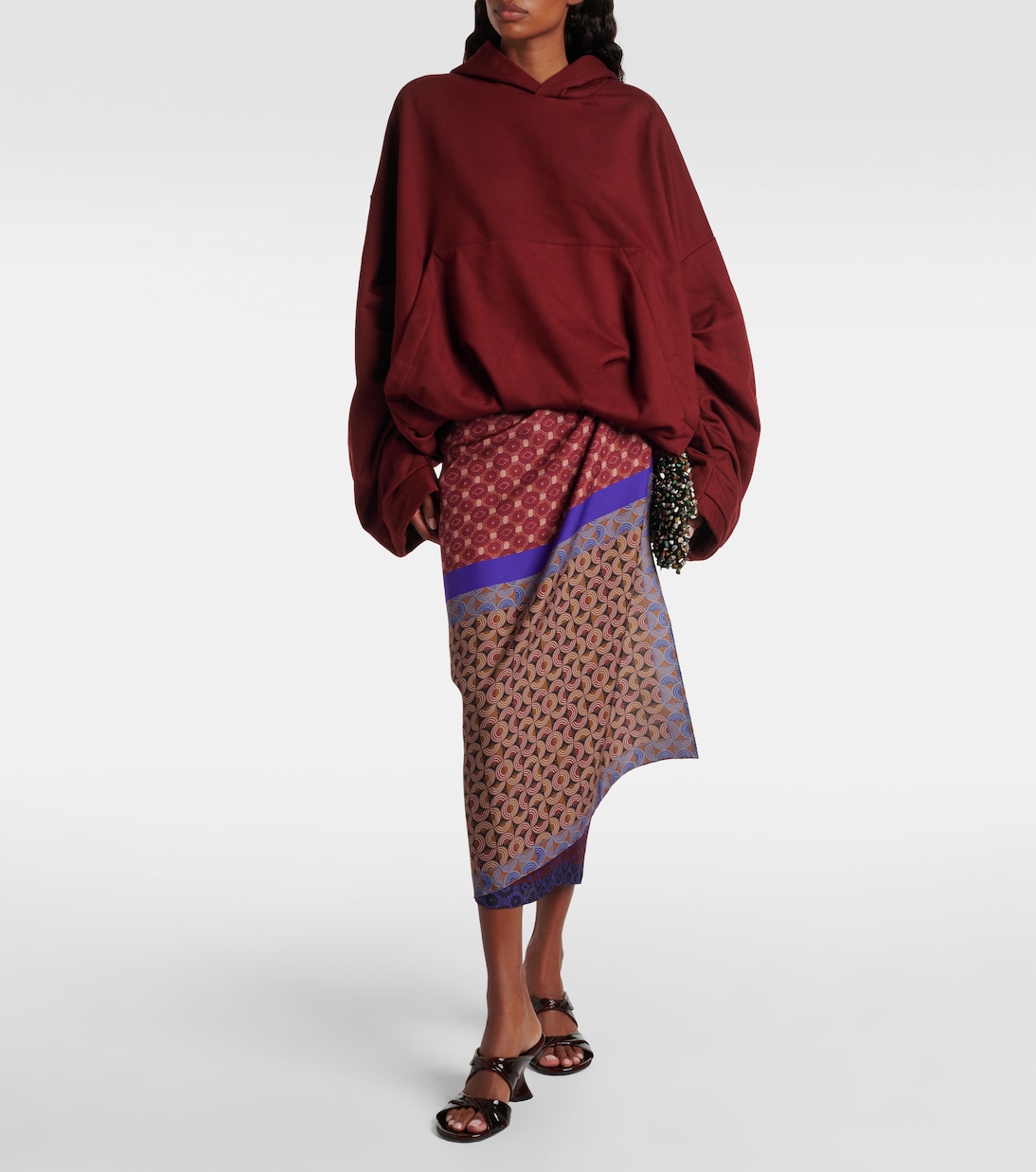 Wedge-Sandalen 75 aus Lackleder | Dries Van Noten