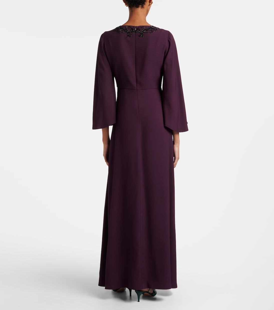 Abito lungo Sorella con ricamo | La DoubleJ