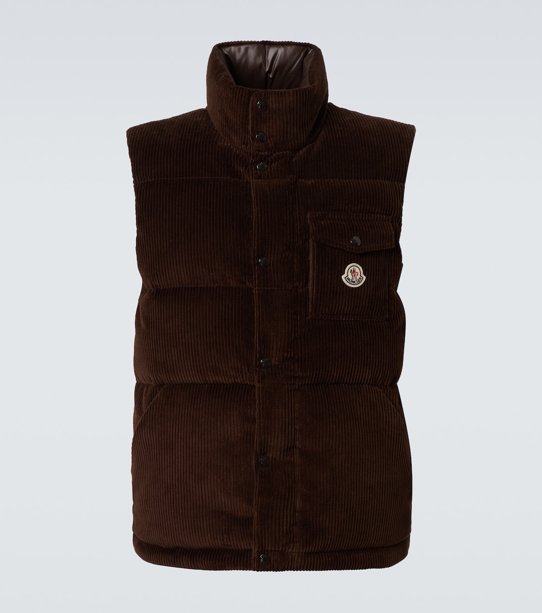 Agen cotton corduroy down vest | Moncler