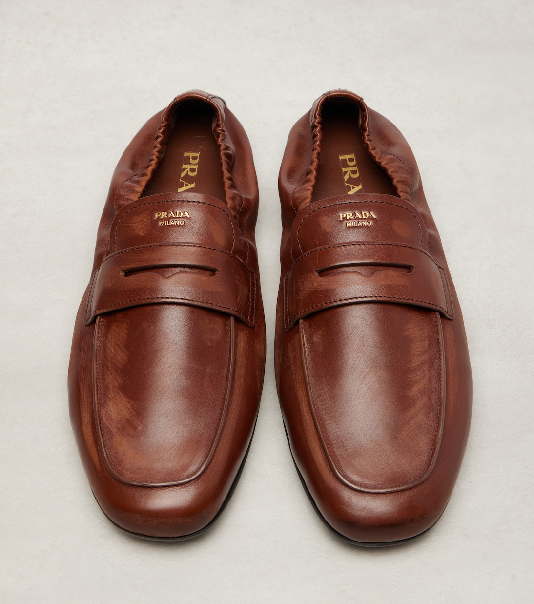 Loafers aus Leder | Prada
