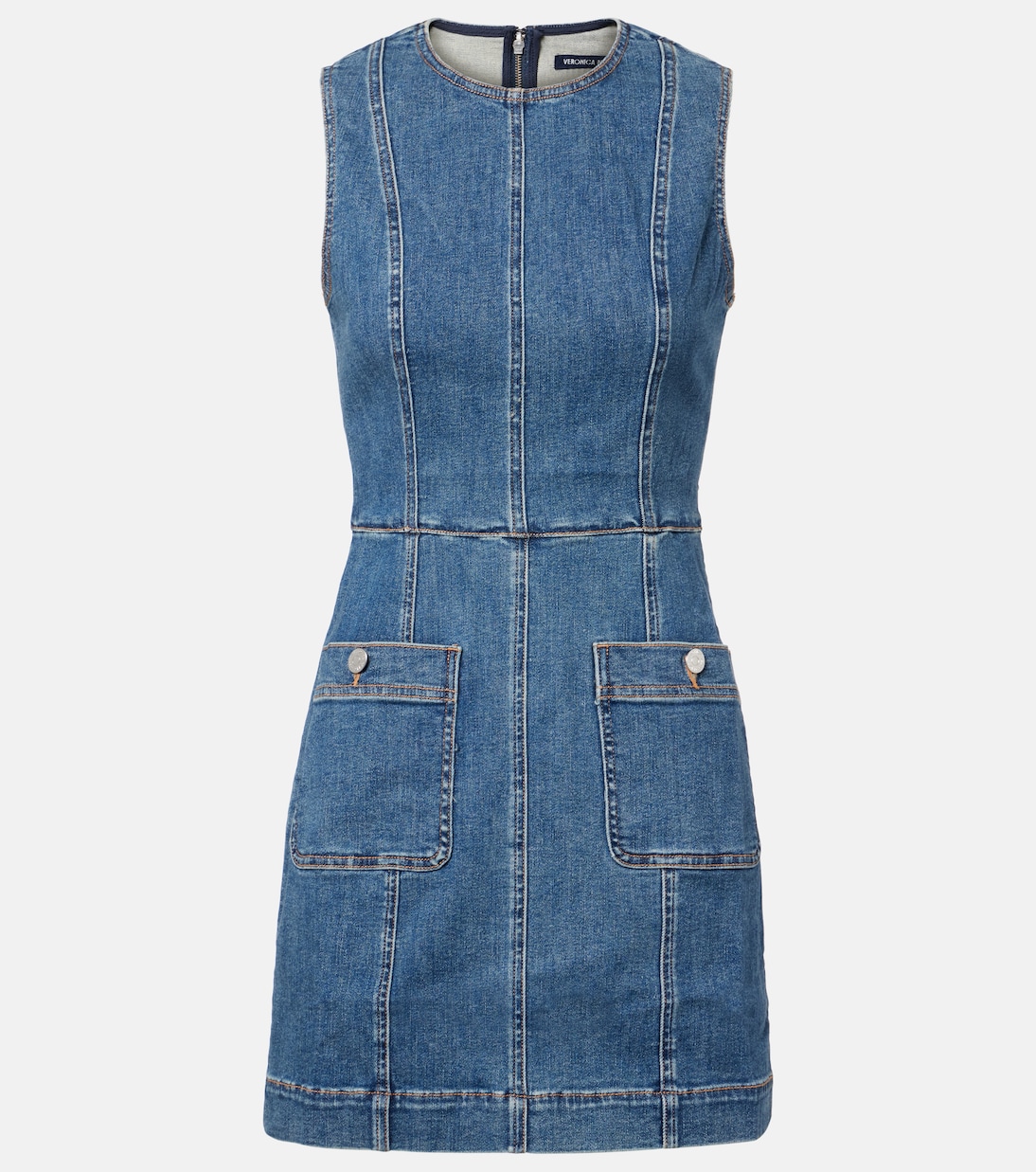 Minikleid Zaire aus Denim | Veronica Beard
