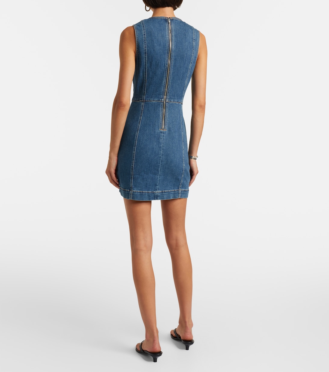 Minikleid Zaire aus Denim | Veronica Beard