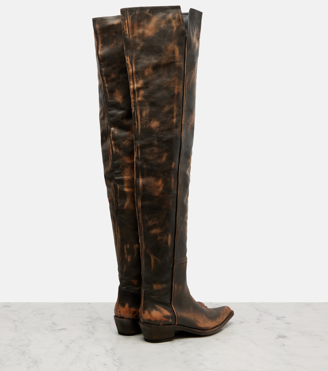 Cuissardes Clive 35 en cuir | Khaite