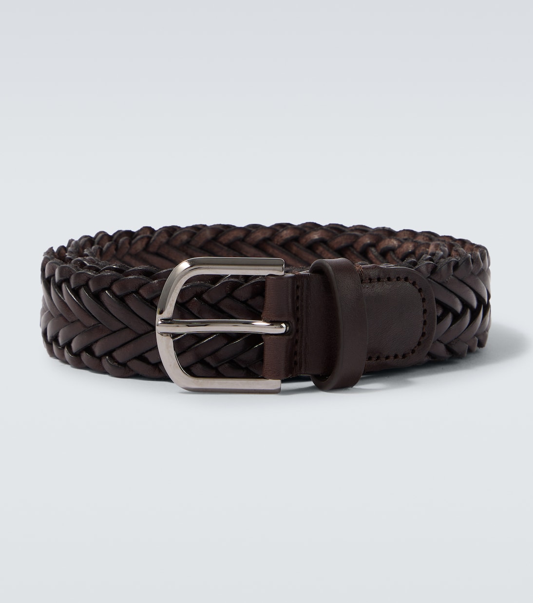 Braided leather belt | Giorgio Armani