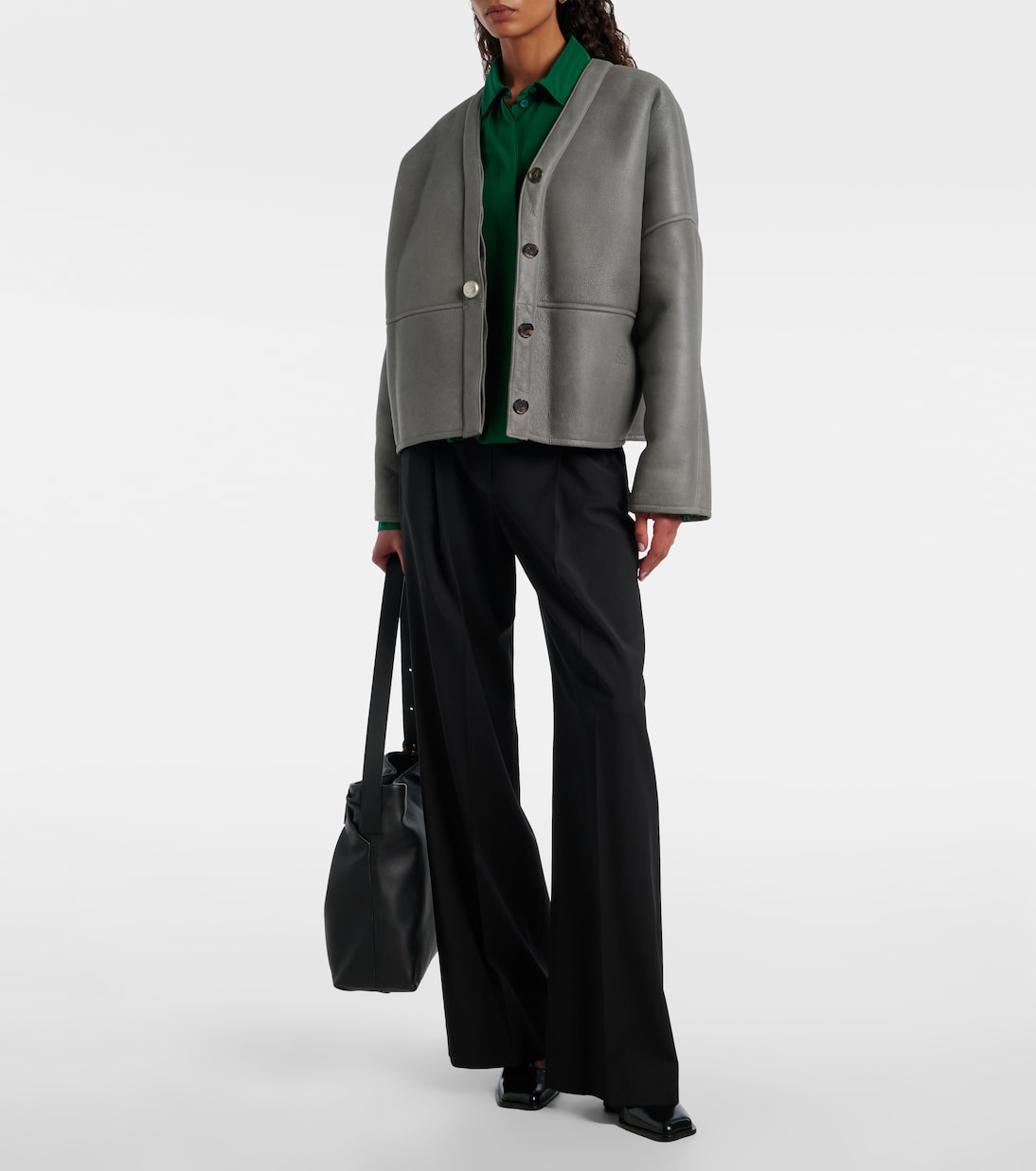Wool wide-leg pants | Loewe