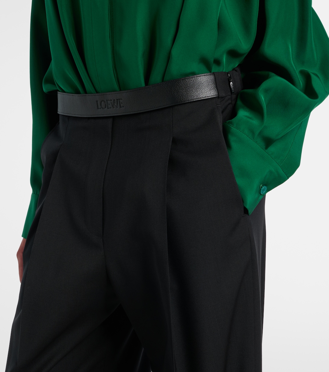 Wool wide-leg pants | Loewe