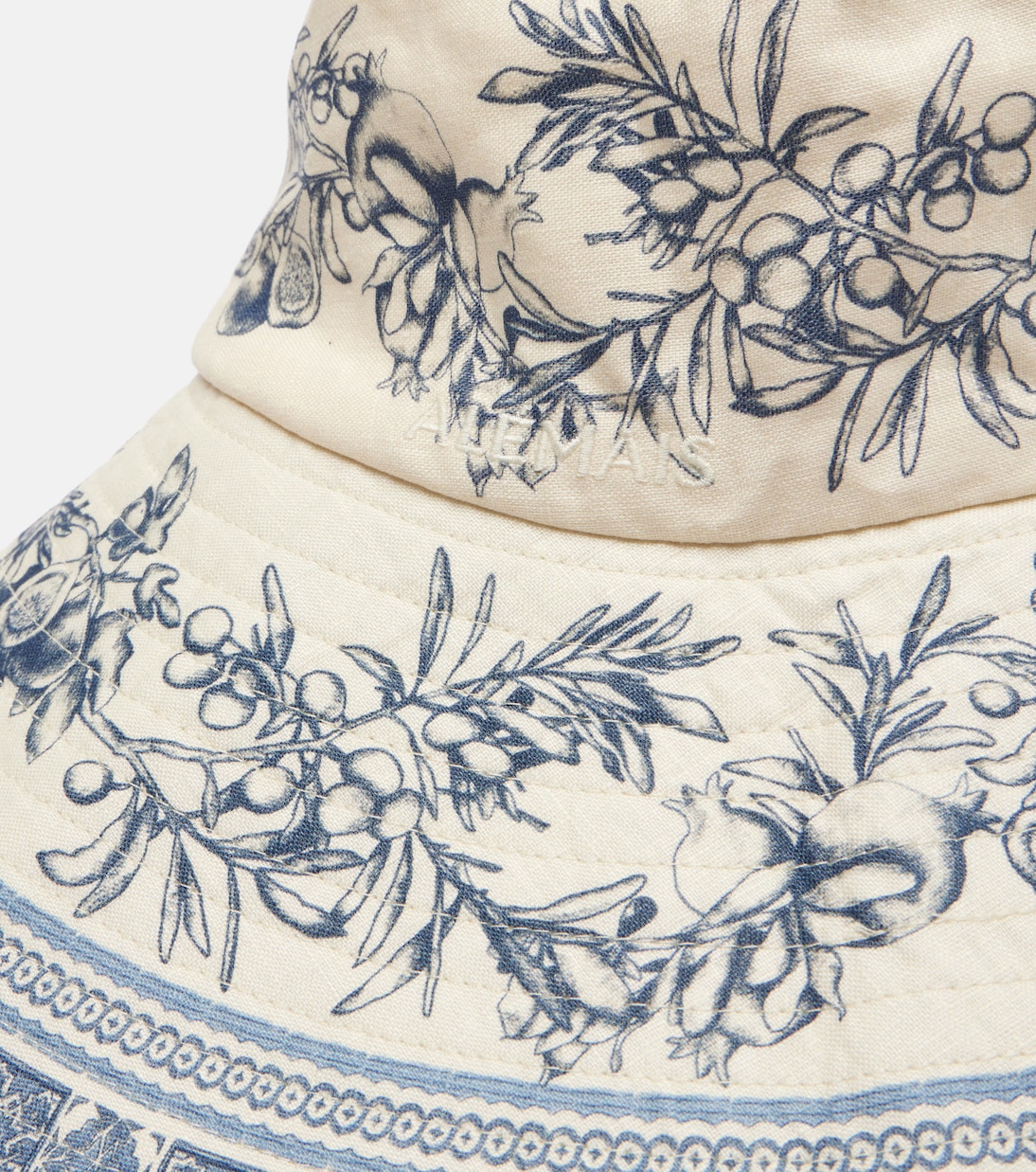 Villa Romantica printed linen sun hat | Alémais