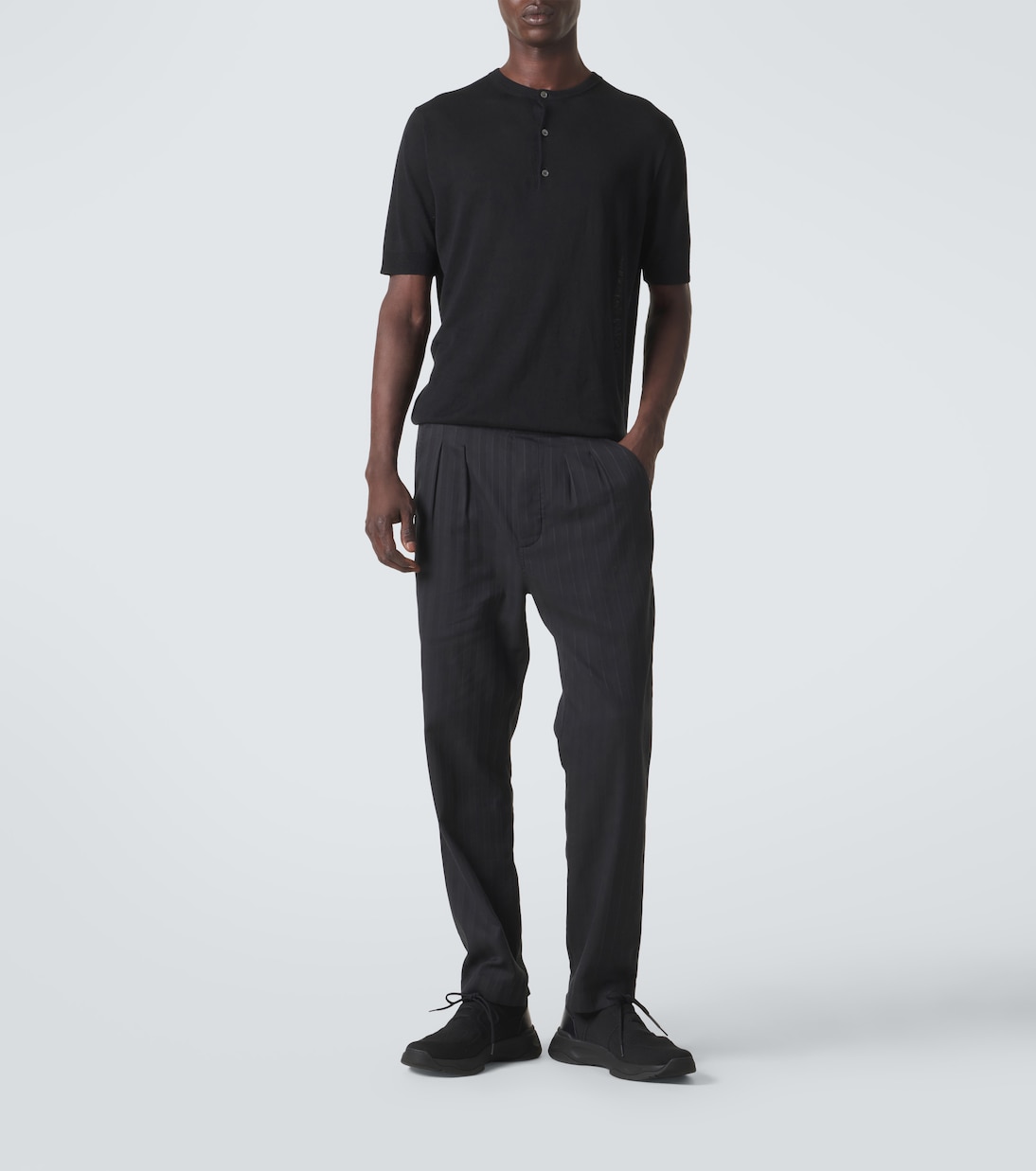 Baskets Shadow à finitions en cuir | Berluti