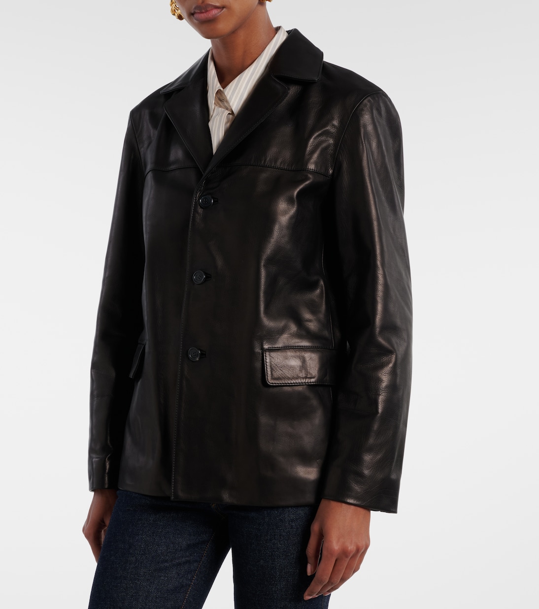 Veste Tristan en cuir  | Nili Lotan