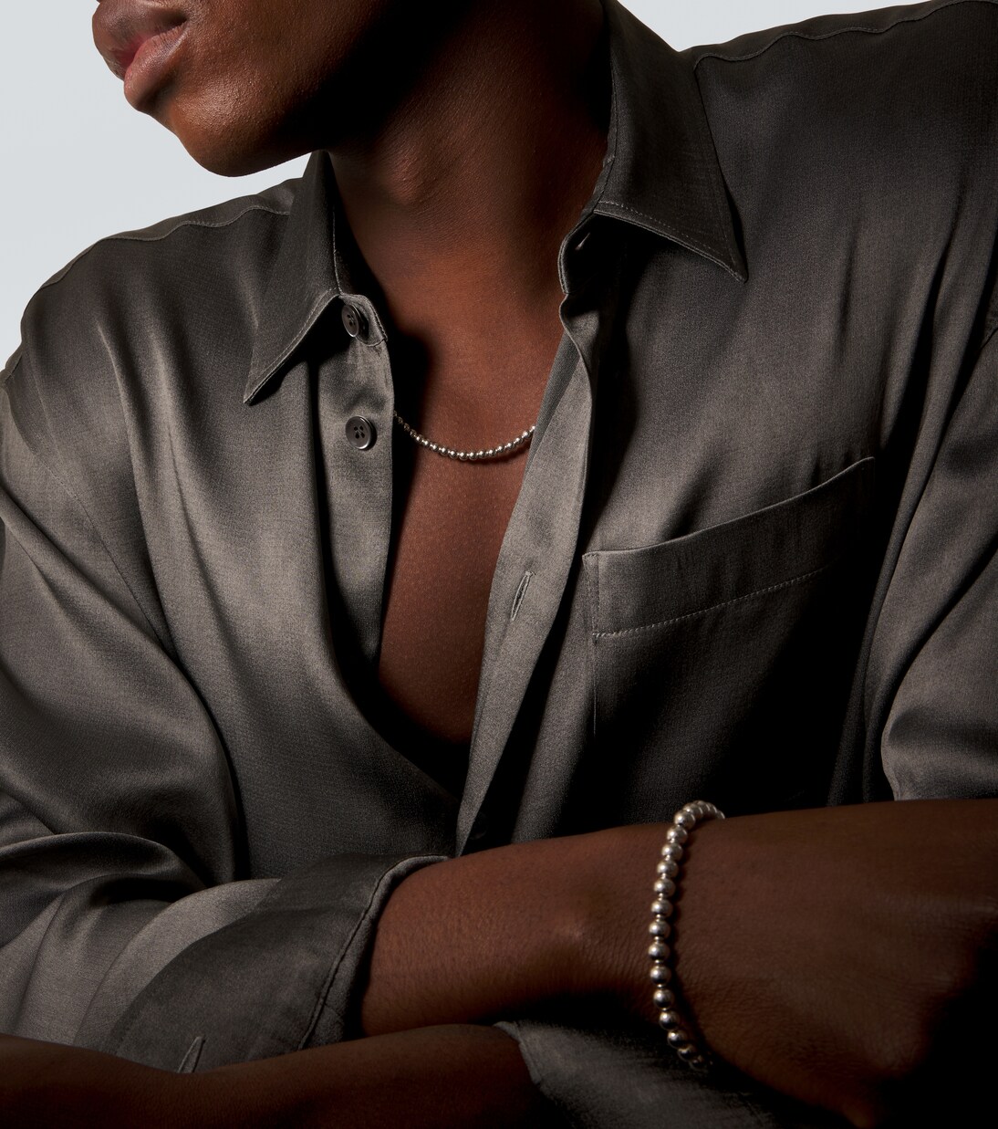 Collana Spiritual Beads in argento sterling  | David Yurman