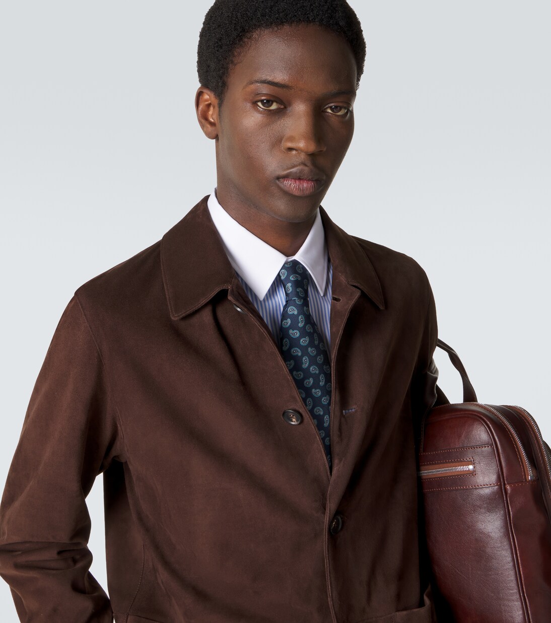 Paisley silk jacquard tie | Brioni