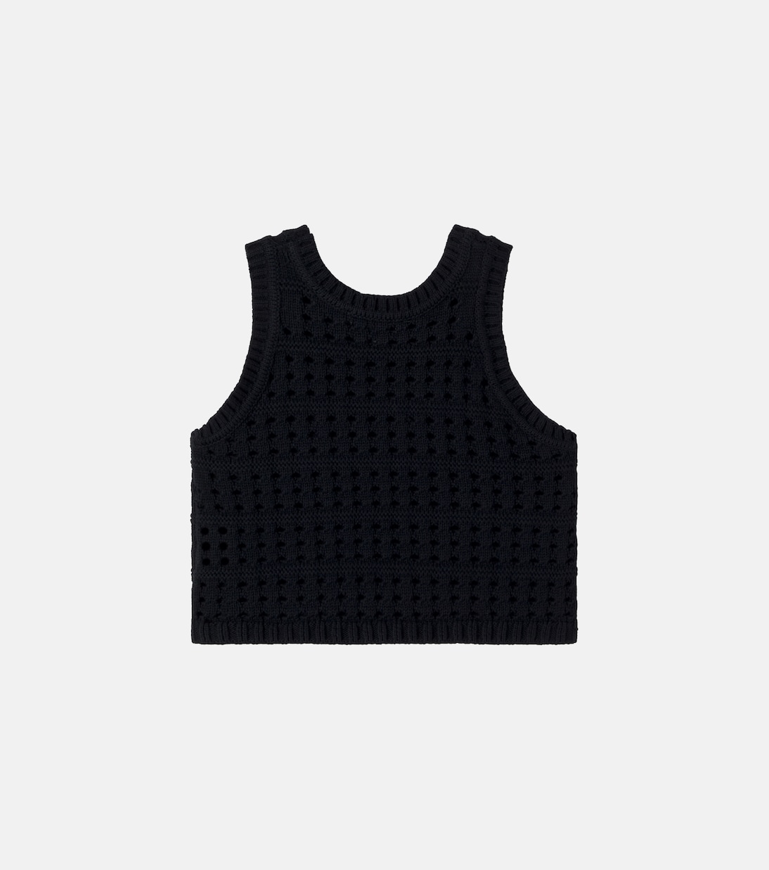 Embroidered crochet cotton tank top | Stella McCartney Kids