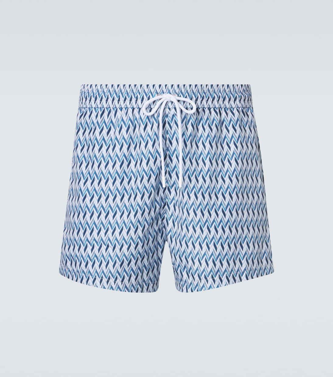 Costume Da Bagno Maschile A Righe Retrò Blu E Bianco – Taglia XXL (IT 62/64), Costume Sportivo Nostalgico, Perfetto Per Feste A Tema E Mare