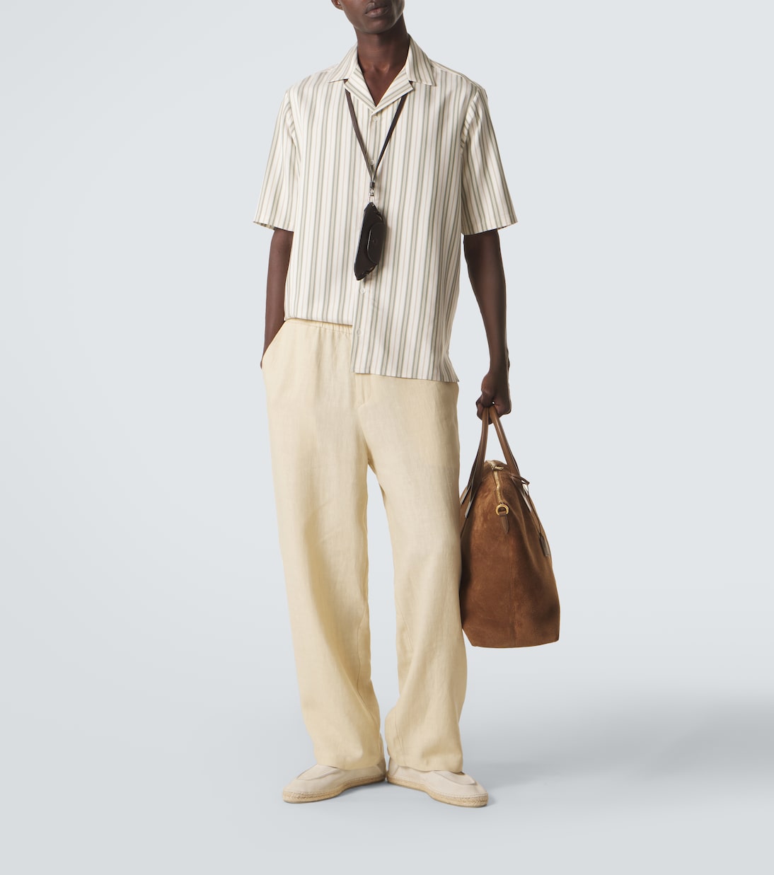 Linen straight pants | Le Kasha