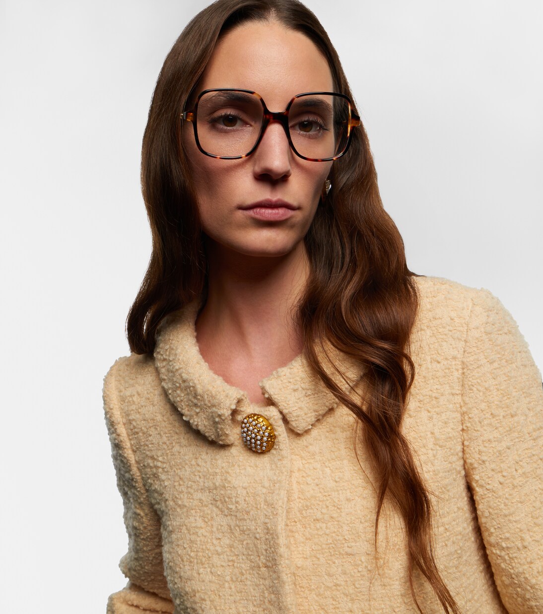 Light V VLogo oversized glasses | Valentino