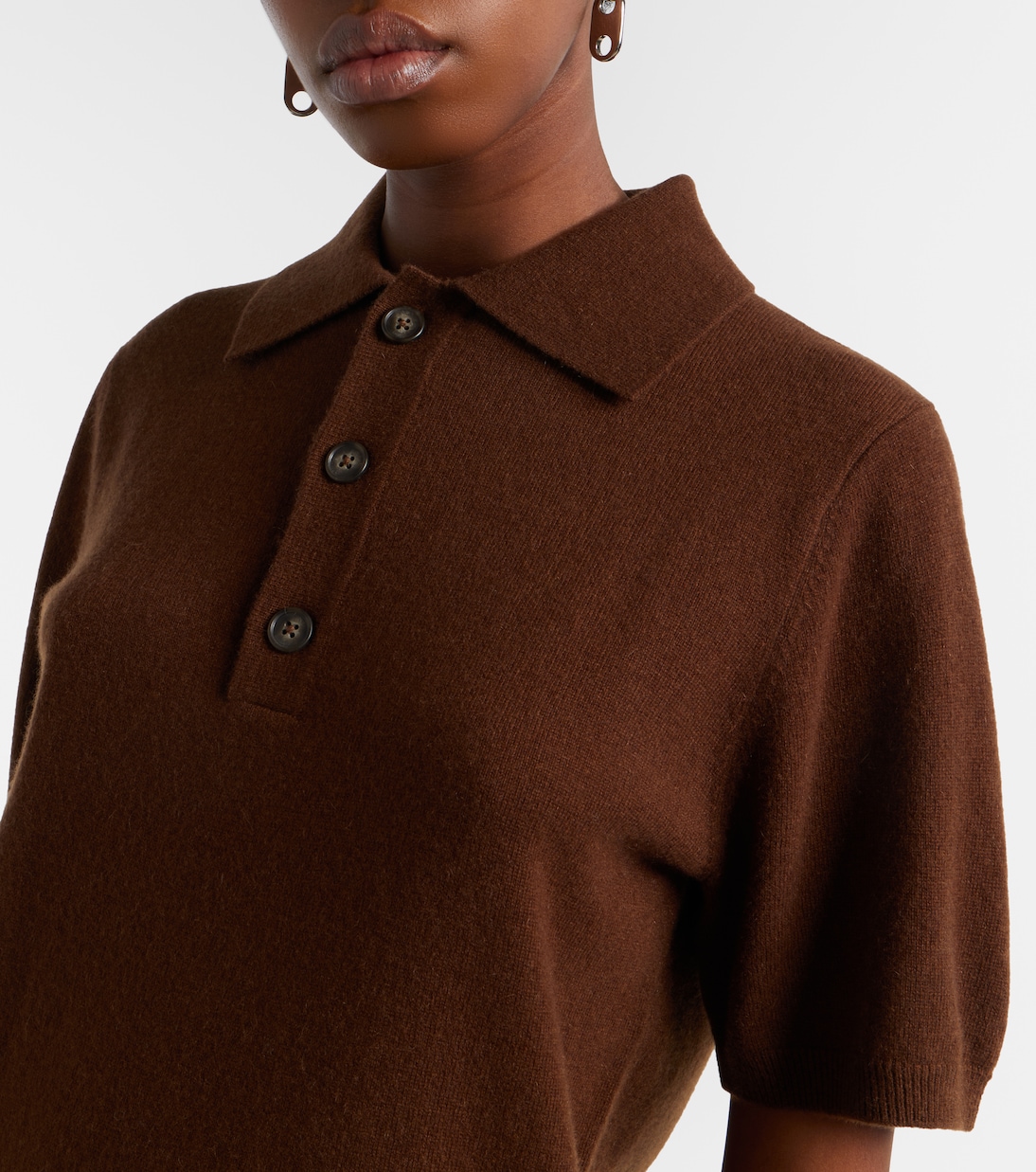 Wool and cashmere polo shirt | Entire Studios