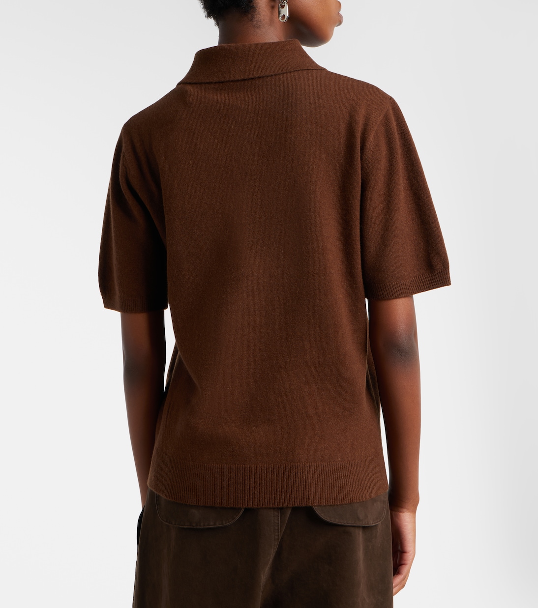 Wool and cashmere polo shirt | Entire Studios