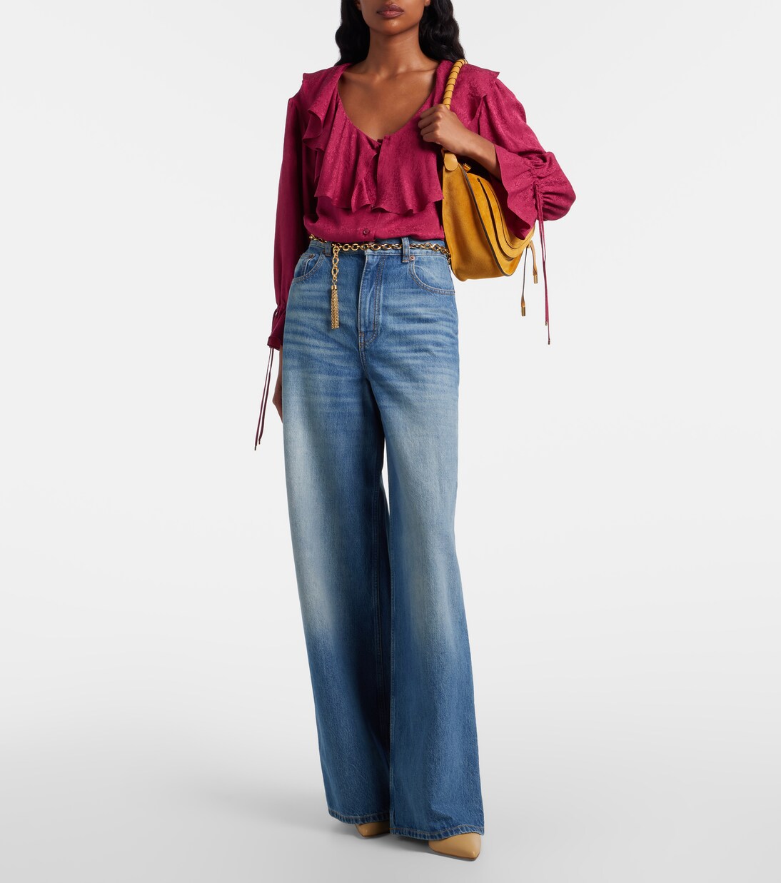 Marcie Medium suede shoulder bag | Chloé