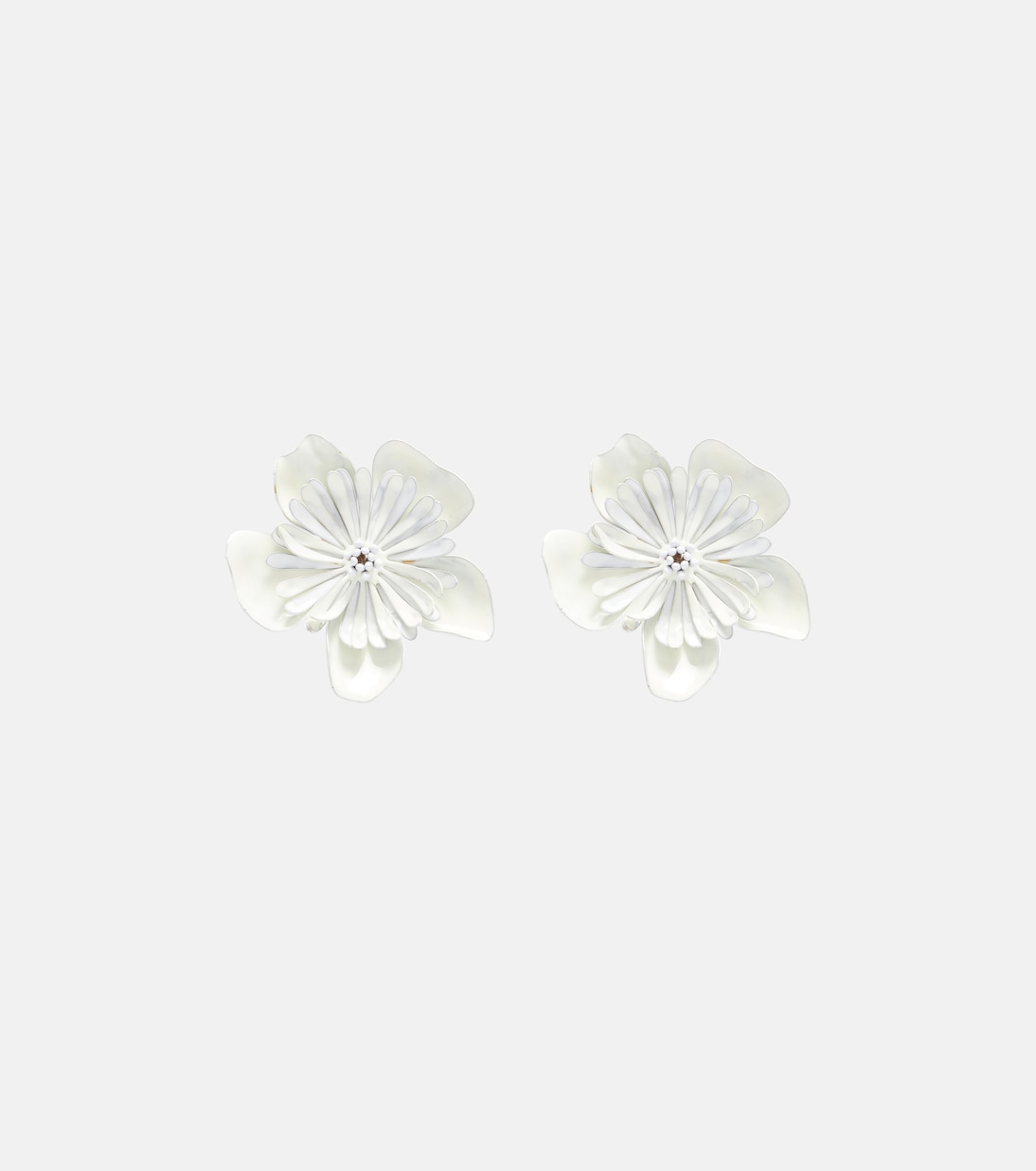 Floral clip-on earrings | Chloé