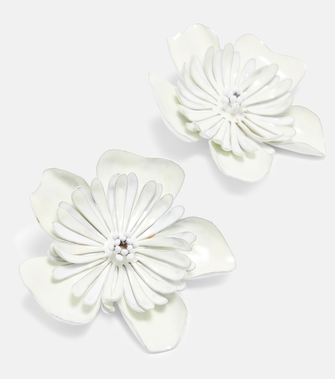 Floral clip-on earrings | Chloé