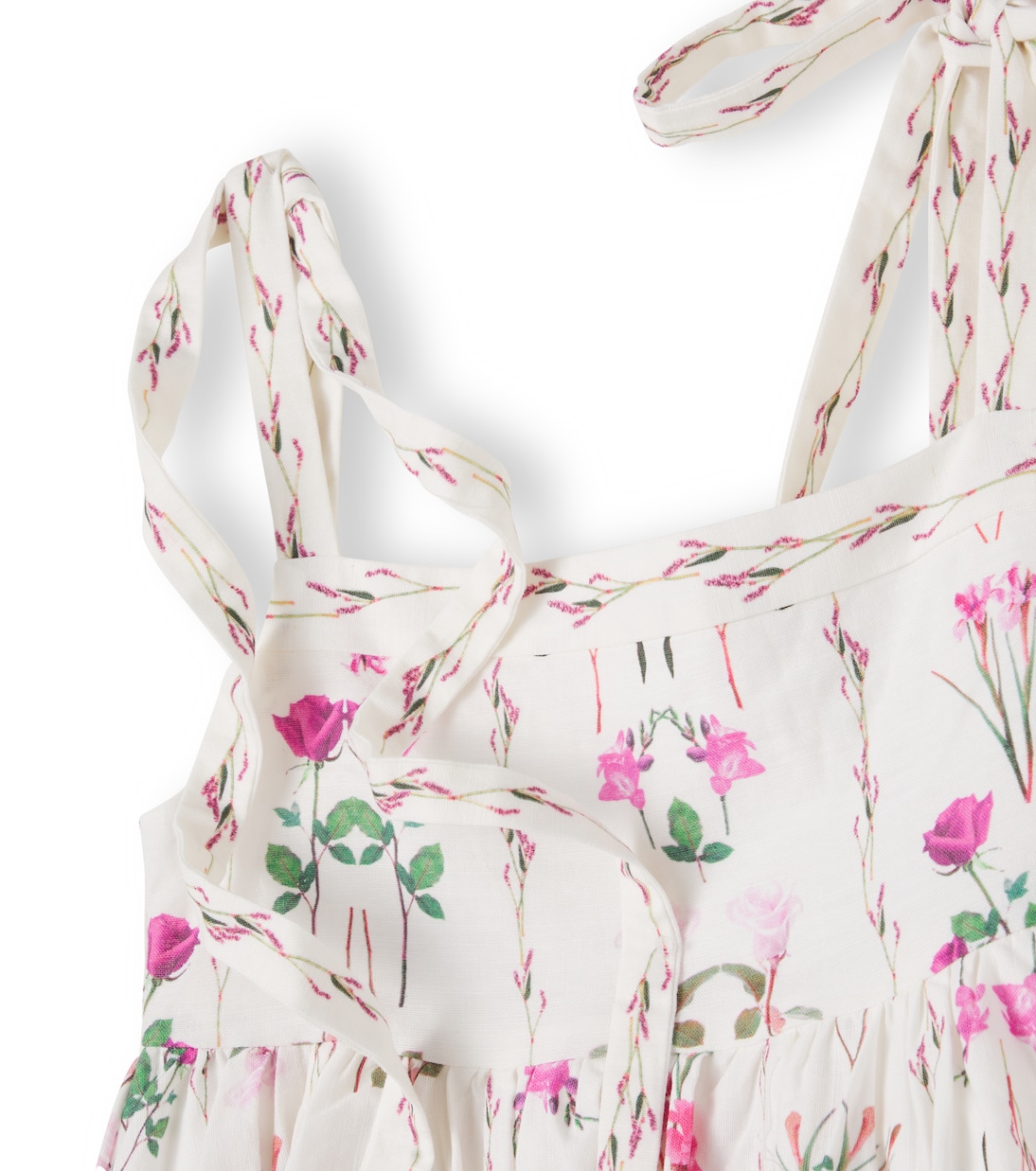 Floral cotton and linen dress | Petite Amalie  