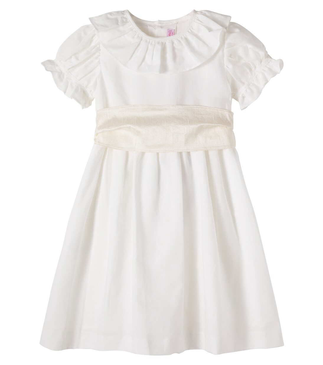 Vega belted linen and cotton dress | La Coqueta