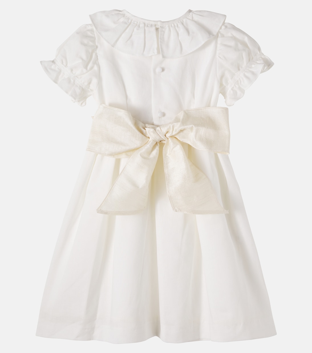 Vega belted linen and cotton dress | La Coqueta