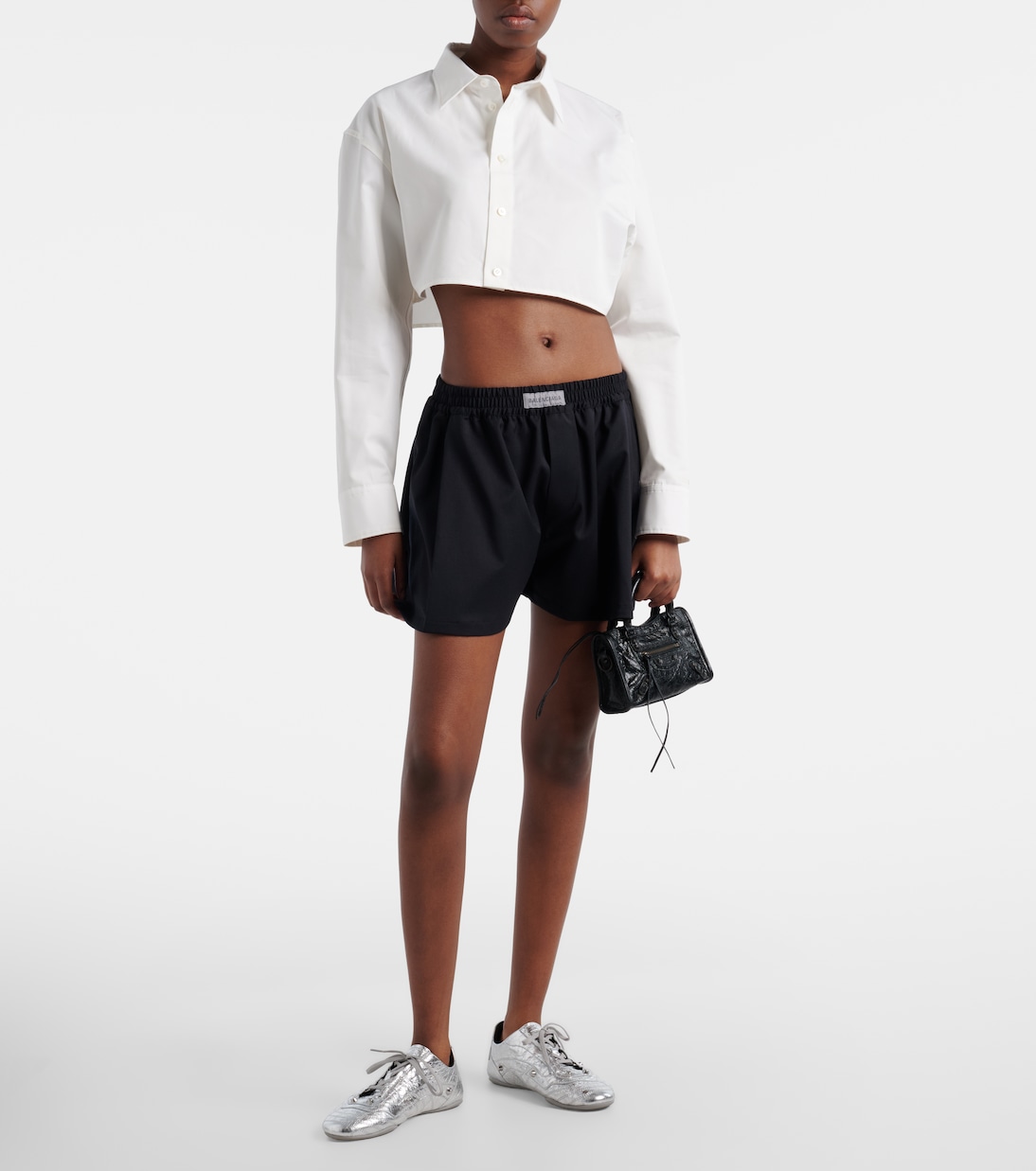 Le City Mini leather top-handle bag | Balenciaga