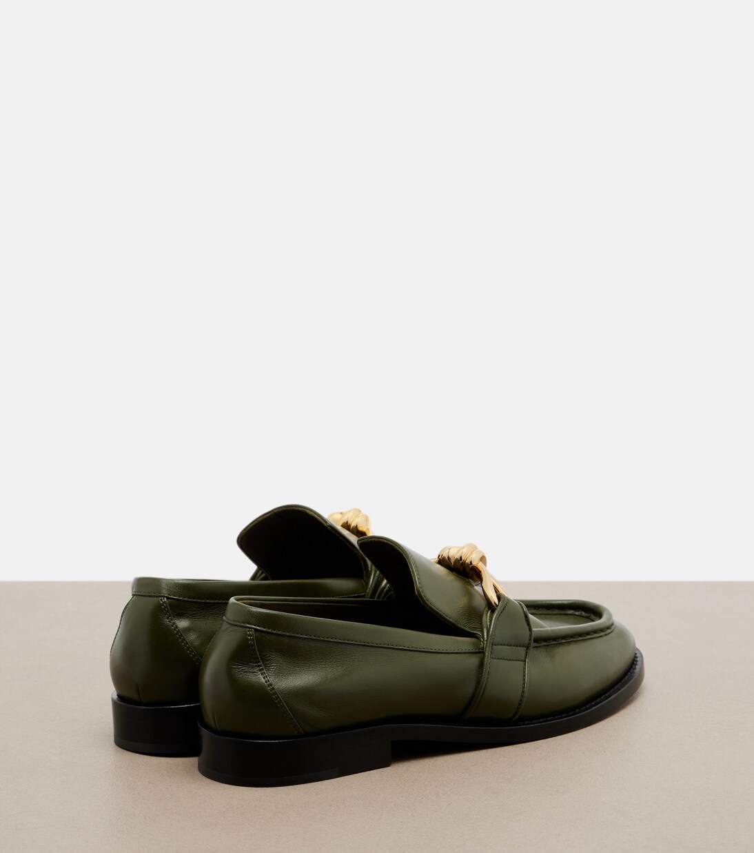 Astaire Knot leather loafers | Bottega Veneta