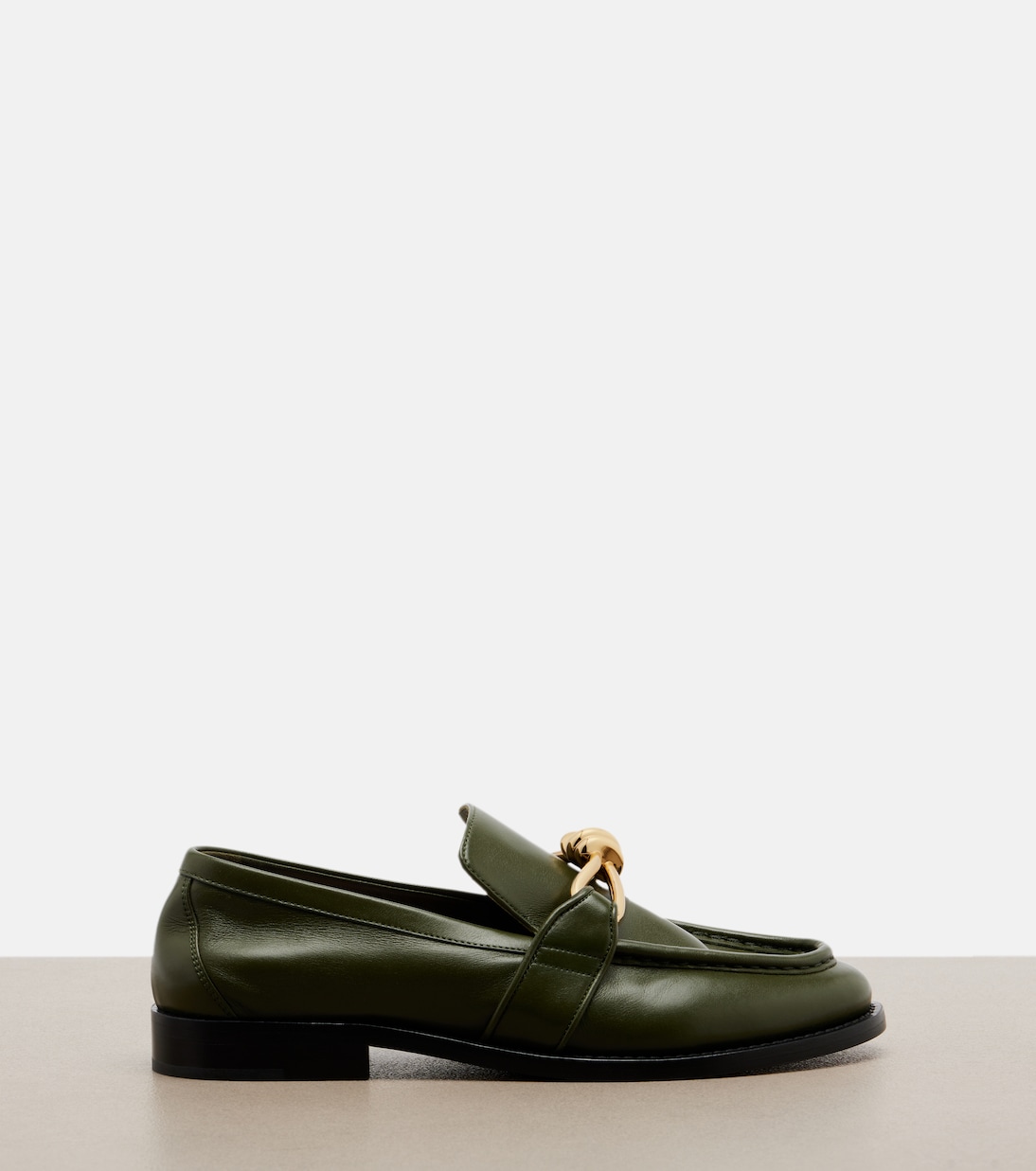 Astaire Knot leather loafers | Bottega Veneta