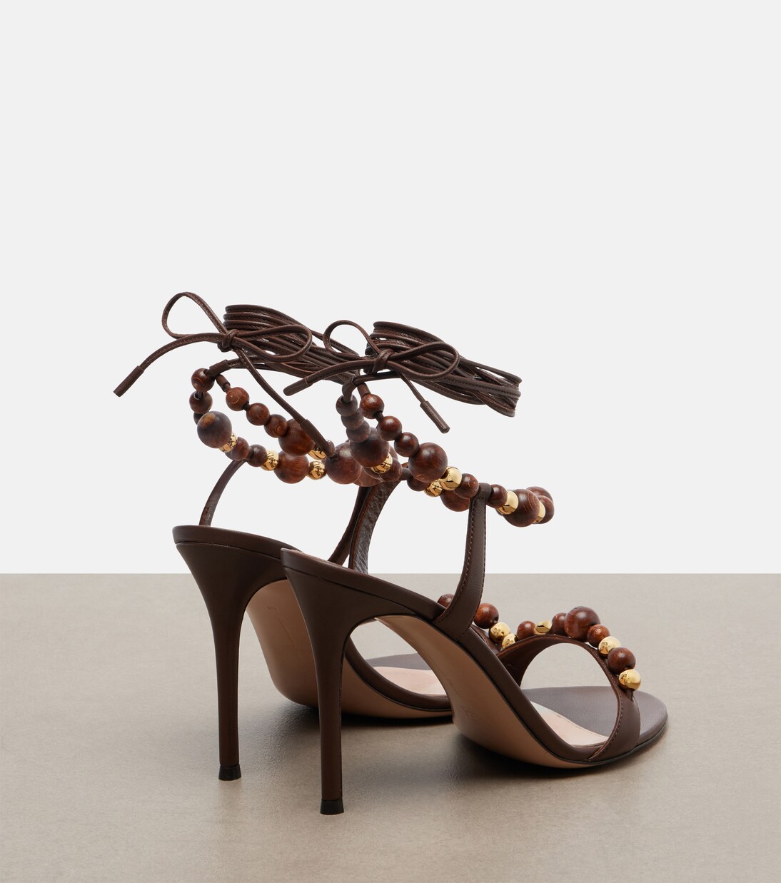 Pandawa beaded leather sandals | Gianvito Rossi