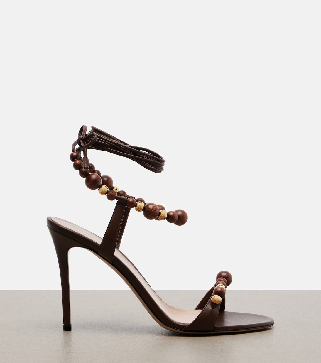 Pandawa beaded leather sandals | Gianvito Rossi