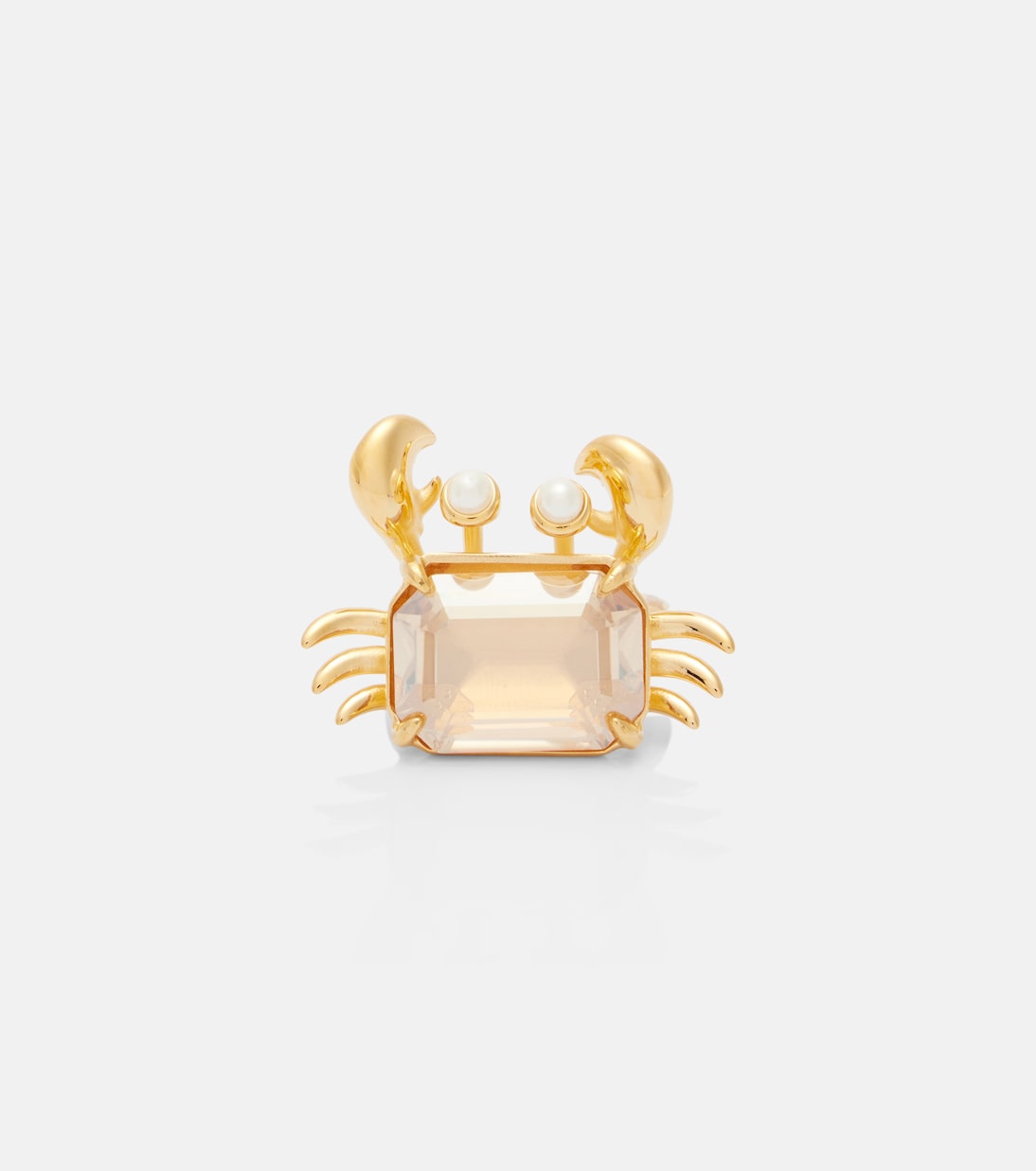 Crab embellished ring | Oscar de la Renta