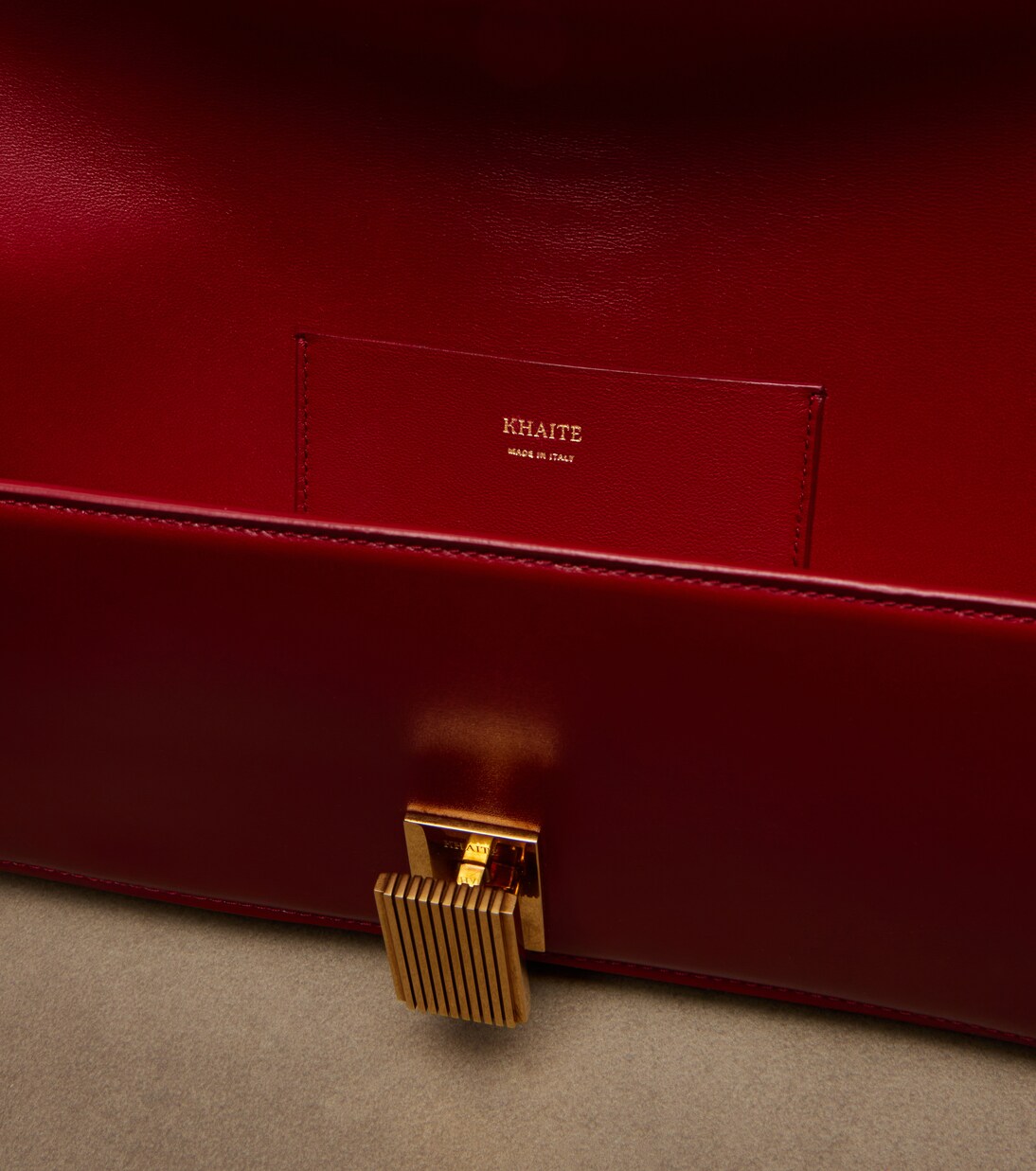 Blake leather clutch | Khaite