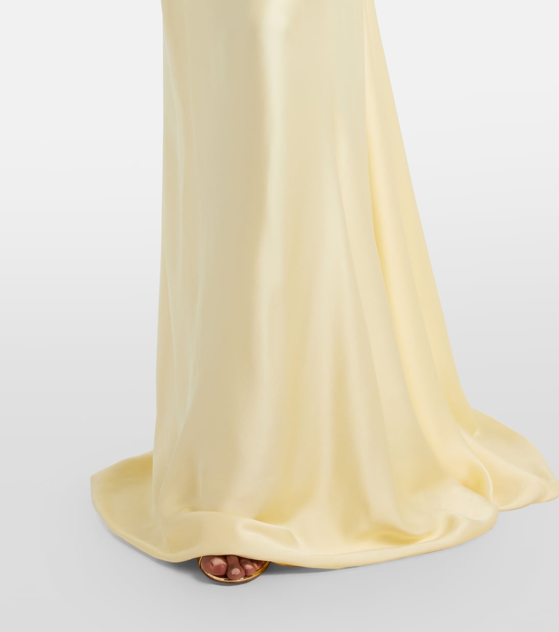 Nova Vixen scarf-detail satin bustier gown | Vivienne Westwood