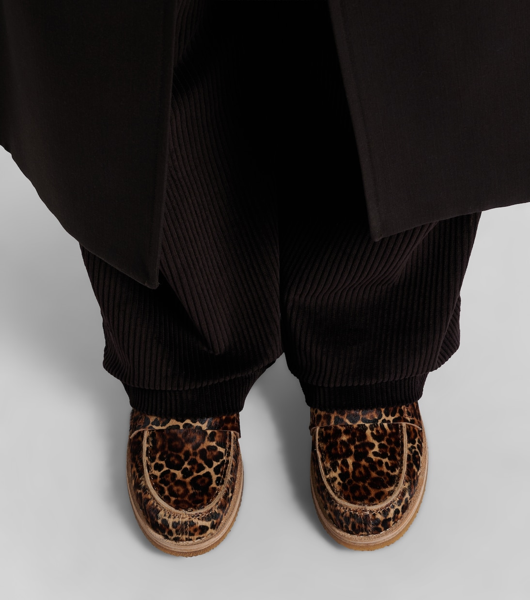 Jerry leopard-print calf hair penny loafers | Golden Goose